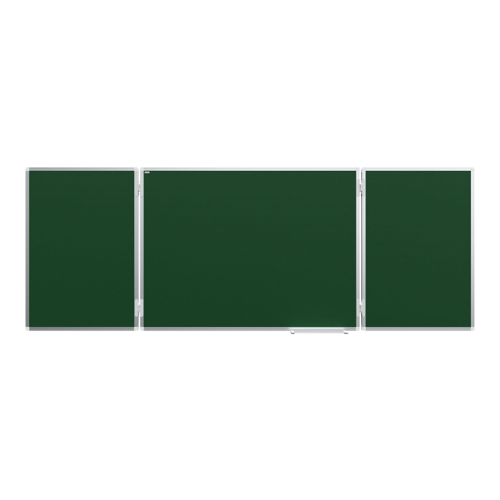 Tablica szkolna lakierowana tryptyk - zielony 340x100