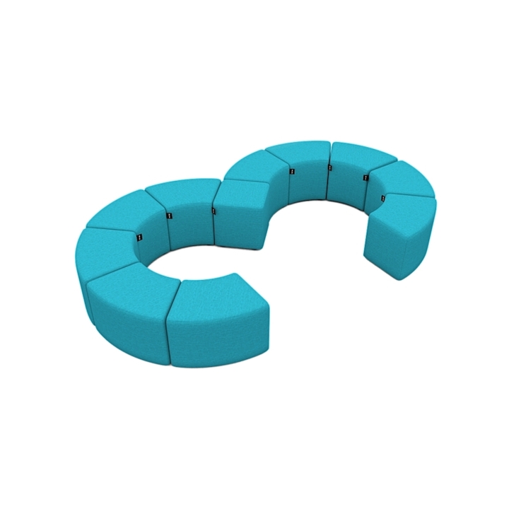 Pufa Tomi, trapezowe siedzisko w trzech rozmiarach | JTMebel Certyfikowany producent mebli szkolnych i przedszkolnych