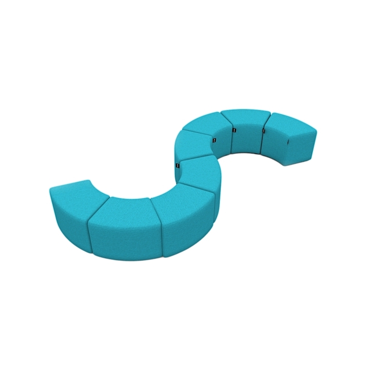 Pufa Tomi, trapezowe siedzisko w trzech rozmiarach | JTMebel Certyfikowany producent mebli szkolnych i przedszkolnych