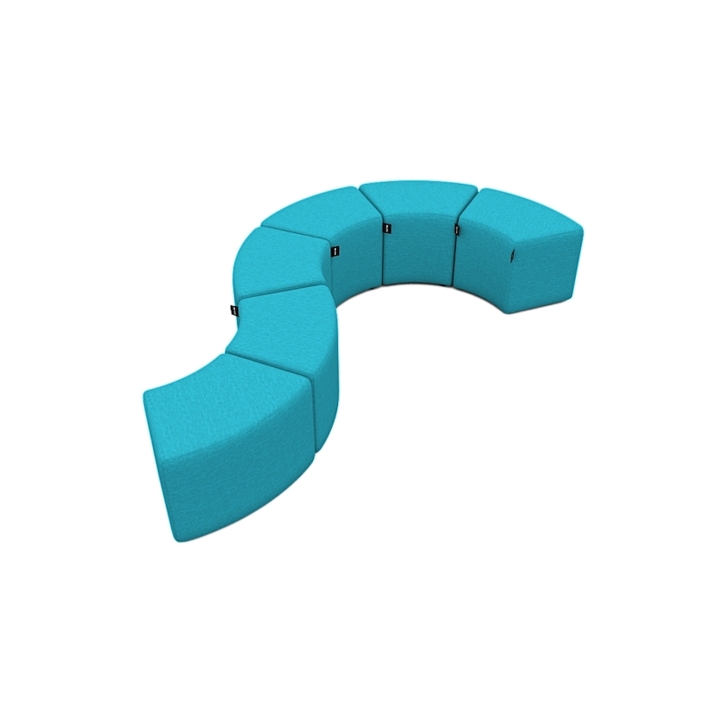 Pufa Tomi, trapezowe siedzisko w trzech rozmiarach | JTMebel Certyfikowany producent mebli szkolnych i przedszkolnych