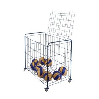 Wózek na piłki | Solidna metalowa konstrukcja | Darmowa dostawa dla szkół i placówek oświatowych