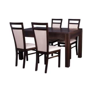 Zestaw Max II stół konferencyjny i krzesła tapicerowane