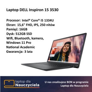 Laptop Dell Vostro 3520 "Laptop dla nauczyciela"