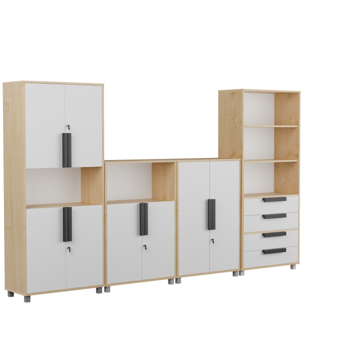 Zestaw regałów szkolno-biurowych JET1 | Darmowa dostawa dla szkół i placówek oświatowych