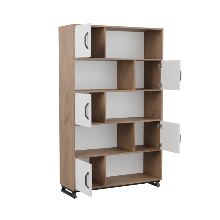 Regał biurowy Office ROF02 na stalowej podstawie | Darmowa dostawa dla szkół i placówek oświatowych