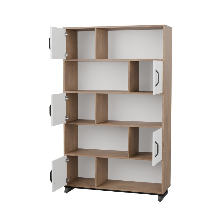 Regał biurowy Office ROF02 na stalowej podstawie | Darmowa dostawa dla szkół i placówek oświatowych