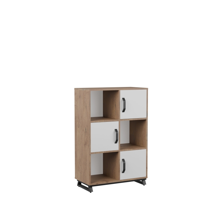 Regał biurowy na stalowej podstawie Office ROF05 | Darmowa dostawa dla szkół i placówek oświatowych