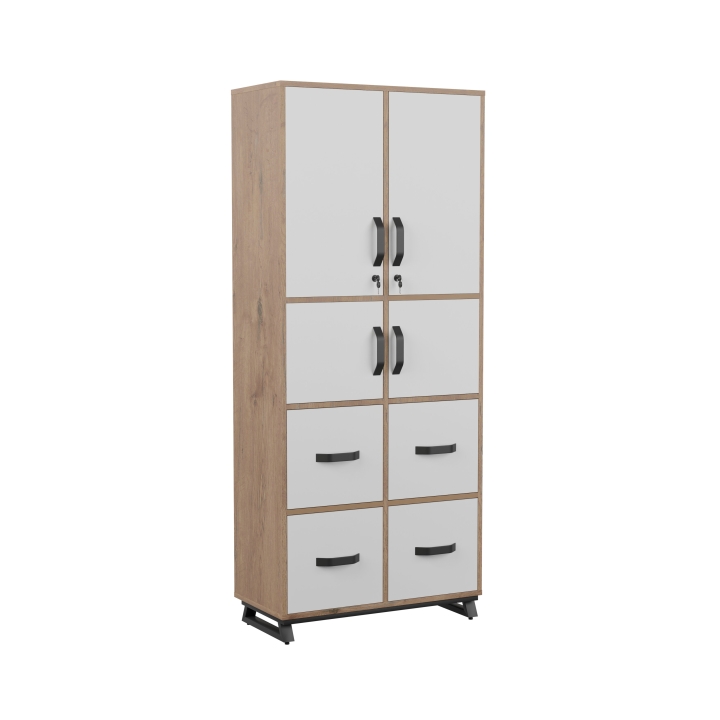 Regał biurowy na stalowej podstawie Office ROF06 | Darmowa dostawa dla szkół i placówek oświatowych