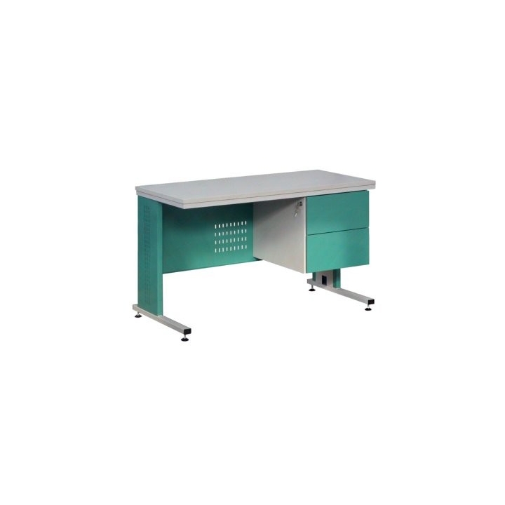 Biurko na metalowej podstawie BM2 140x80