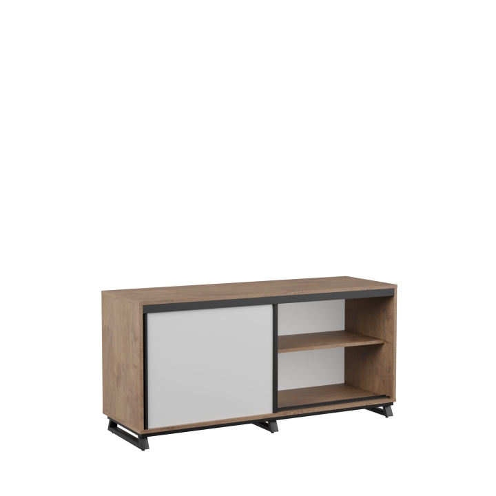 Regał biurowy na stalowej podstawie Office ROF10