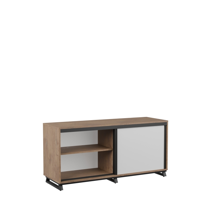 Regał biurowy na stalowej podstawie Office ROF10