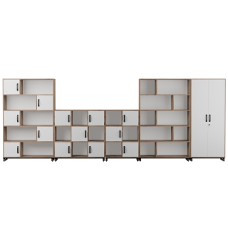 Zestaw mebli biurowych ROF1 na stalowej podstawie | Darmowa dostawa dla szkół i placówek oświatowych